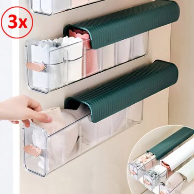 Rendetlenségmentes fiókrendszerező (3 db-os készlet, 15 rekesz) | ORGABIN