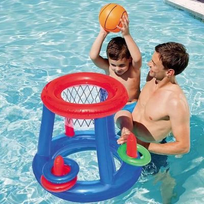 Felfújható kosárlabdapalánk medencébe | DUNKSPLASH